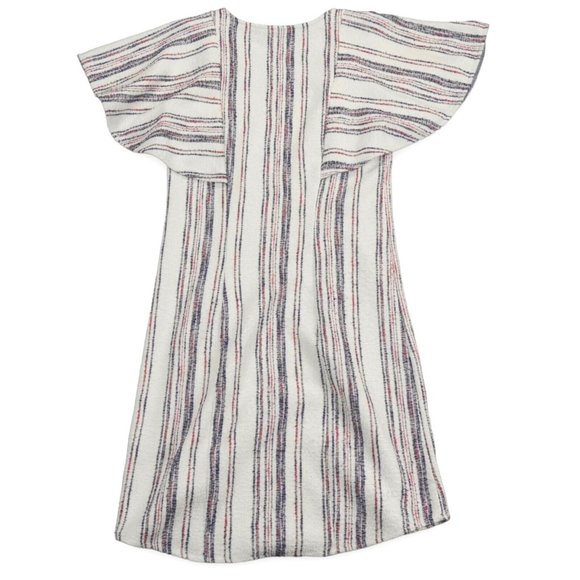 Anthropologie Akemi Kin Dress‎ Womens XS Off White Jovanie Boho Ruffle Sleeve - Picture 2 of 9